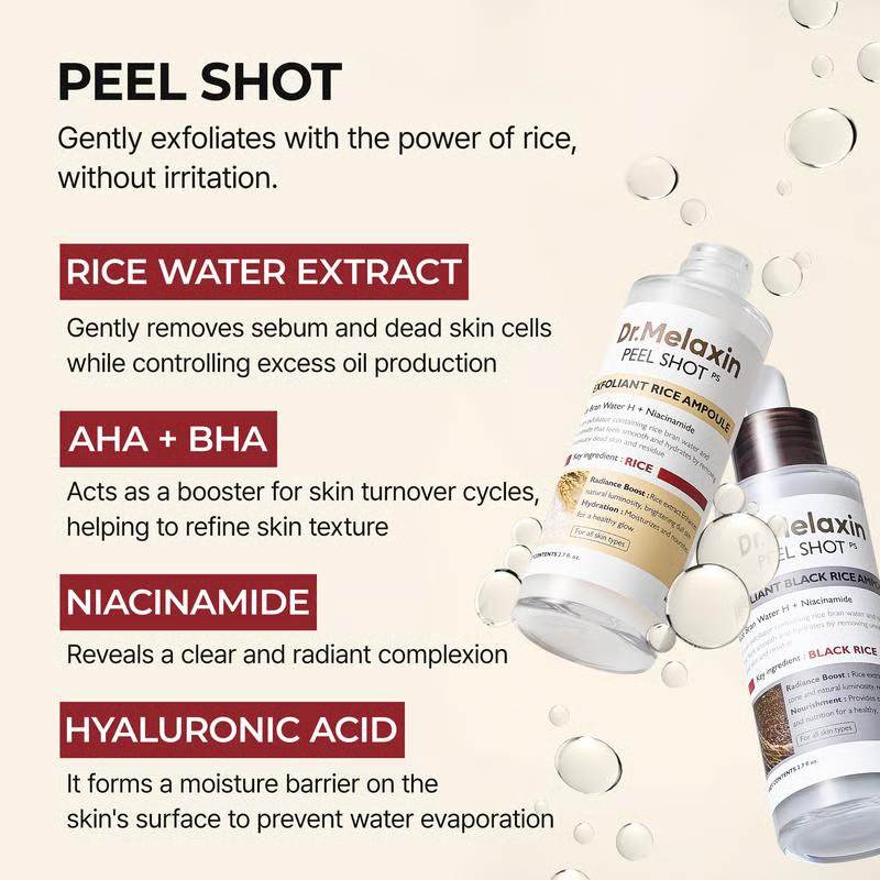 GlowRice™ Radiance Peeling Ampoule Duo