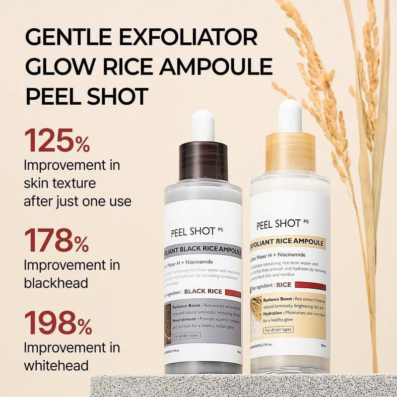 GlowRice™ Radiance Peeling Ampoule Duo