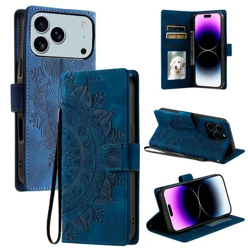 Customer using a patterned Gear With Love mandala wallet case