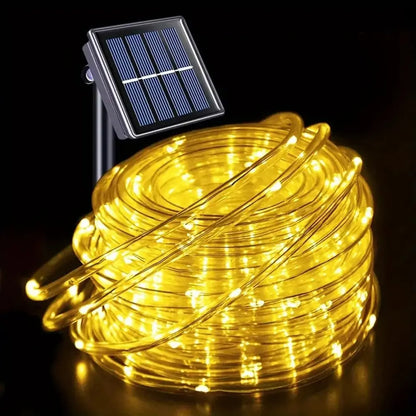 🔥 72ft 200 LEDs Solar-Powered Garden Glow Lights