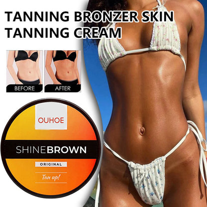 🔥 Glow & Bronze Tan Cream – Get Tan. Stay Smooth. Glow Hard.