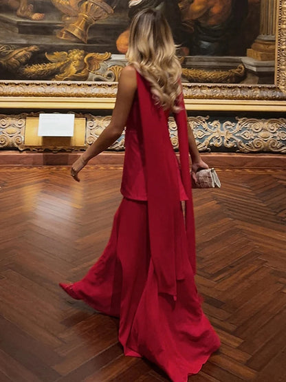 Elegant Strapless Maxi Dress