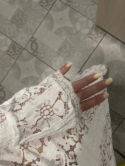 Elegant Lace Up Maxi Dress