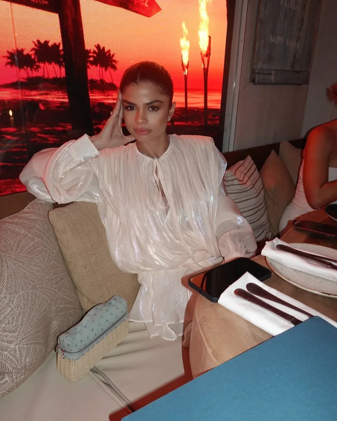 The Glow-Up Ruffle Dress™ – Long Sleeve Draped Mini Skirt with Ruched Waist