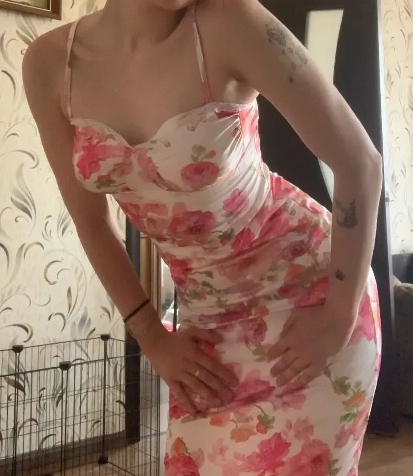 Floral Elegance Maxi Dress