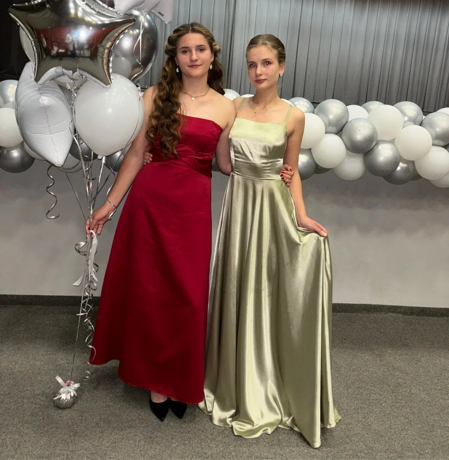 Elegant Satin Maxi Dress