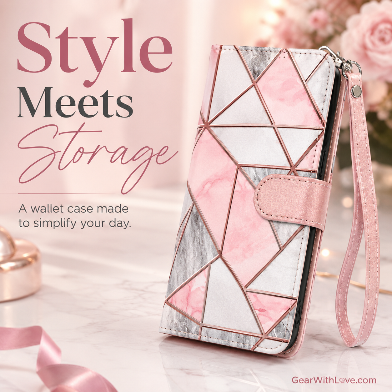 Luxury Leather Wallet iPhone Case Cover
