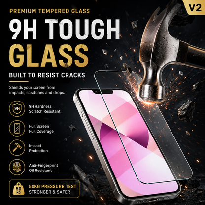 3-Pack Tempered Glass Screen Protector for iPhone.