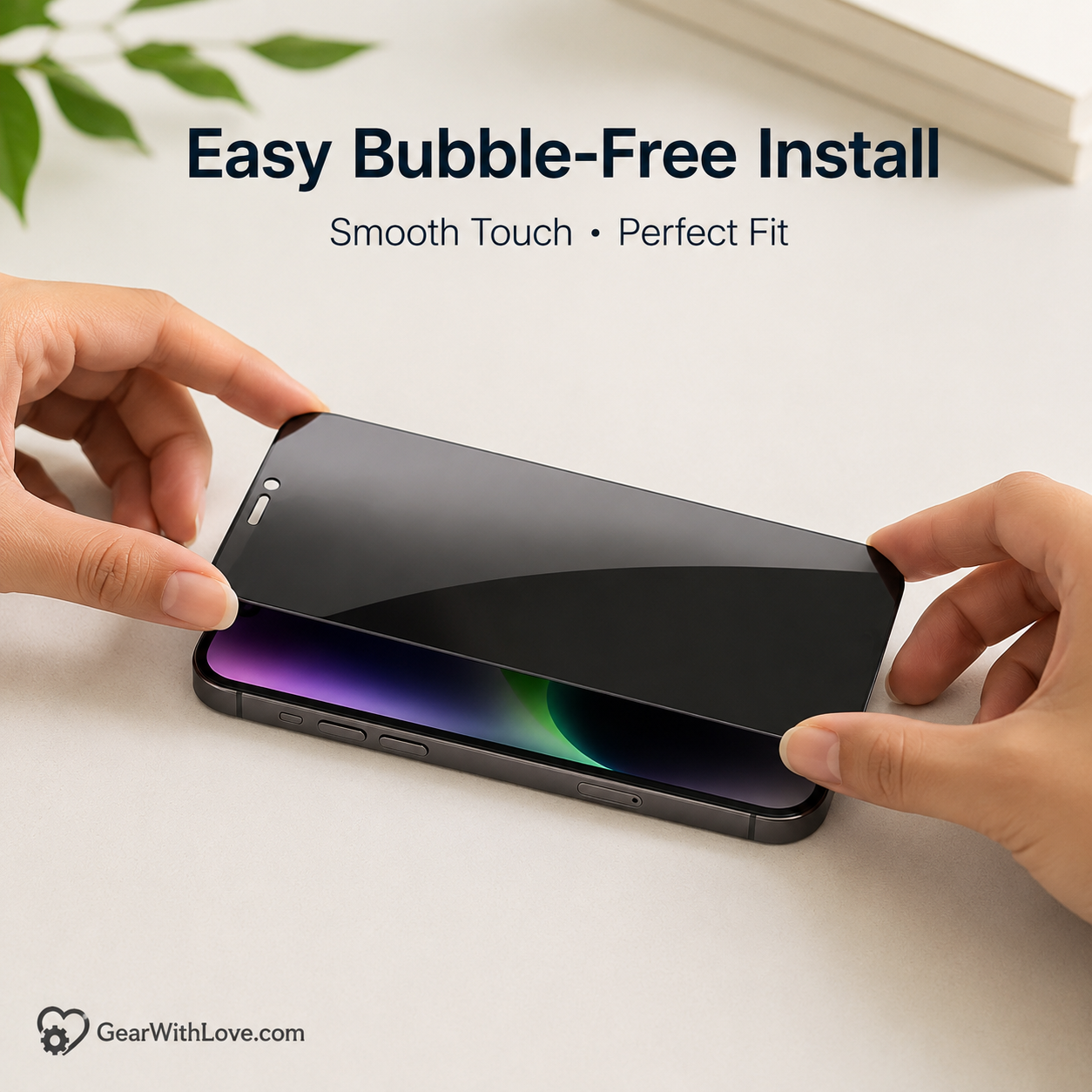 3-Pack Privacy Tempered Glass Screen Protector for iPhone.