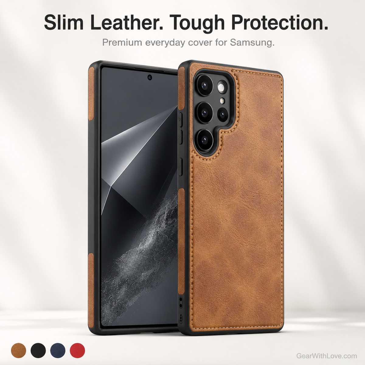 Samsung SlimLeather Shockproof Case