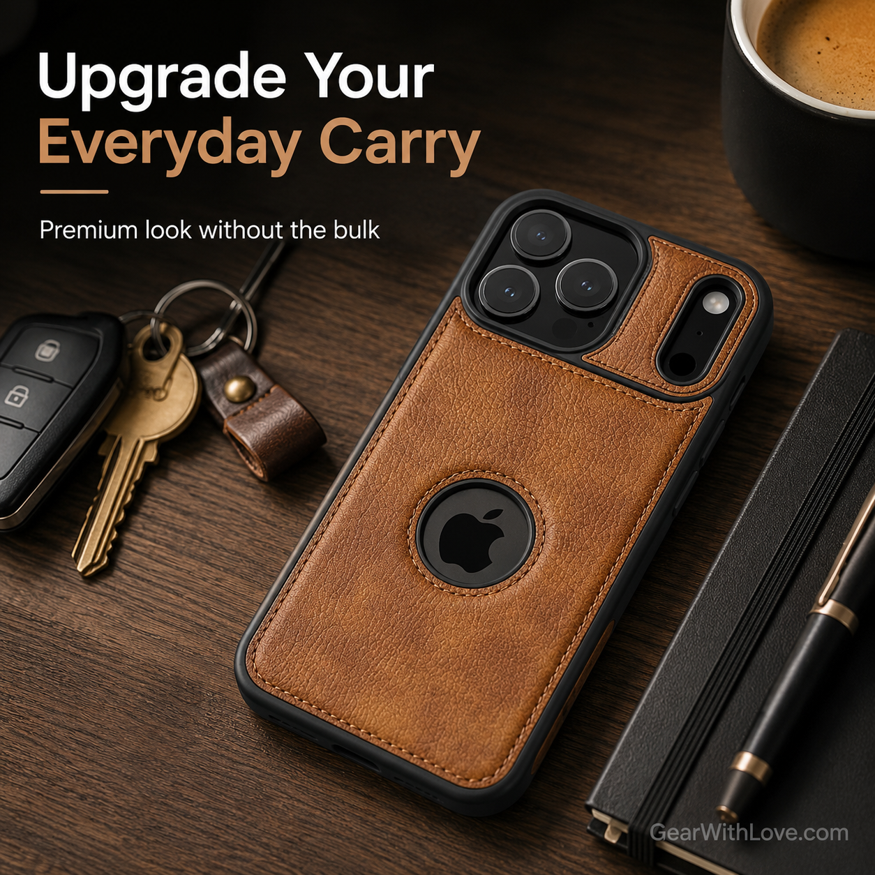 Slim Luxury Leather Case Cover for iPhone