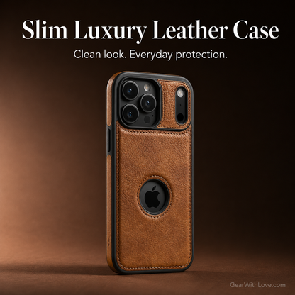 Slim Luxury Leather Case Cover for iPhone