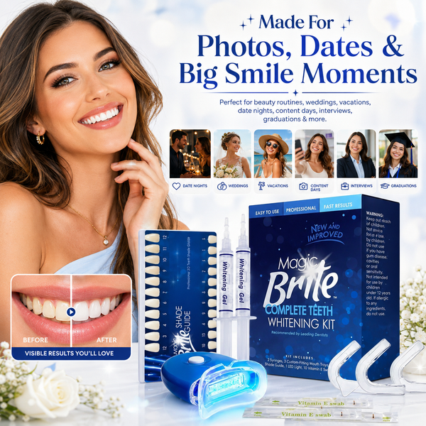 MagicBrite teeth whitening kit beauty self care moments