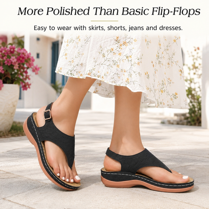 GearWithLove™ CloudStep Low-Wedge Orthopedic Comfort Sandals