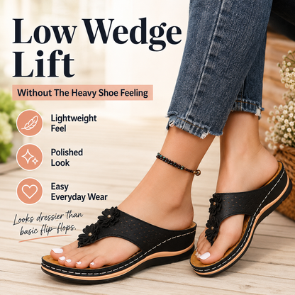 GearWithLove™ BloomStep Flower Comfort Wedge Sandals