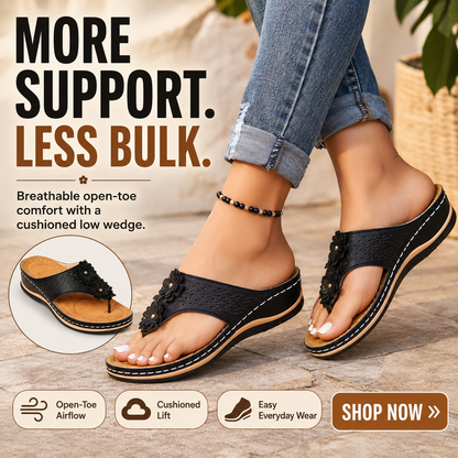 GearWithLove™ BloomStep Flower Comfort Wedge Sandals
