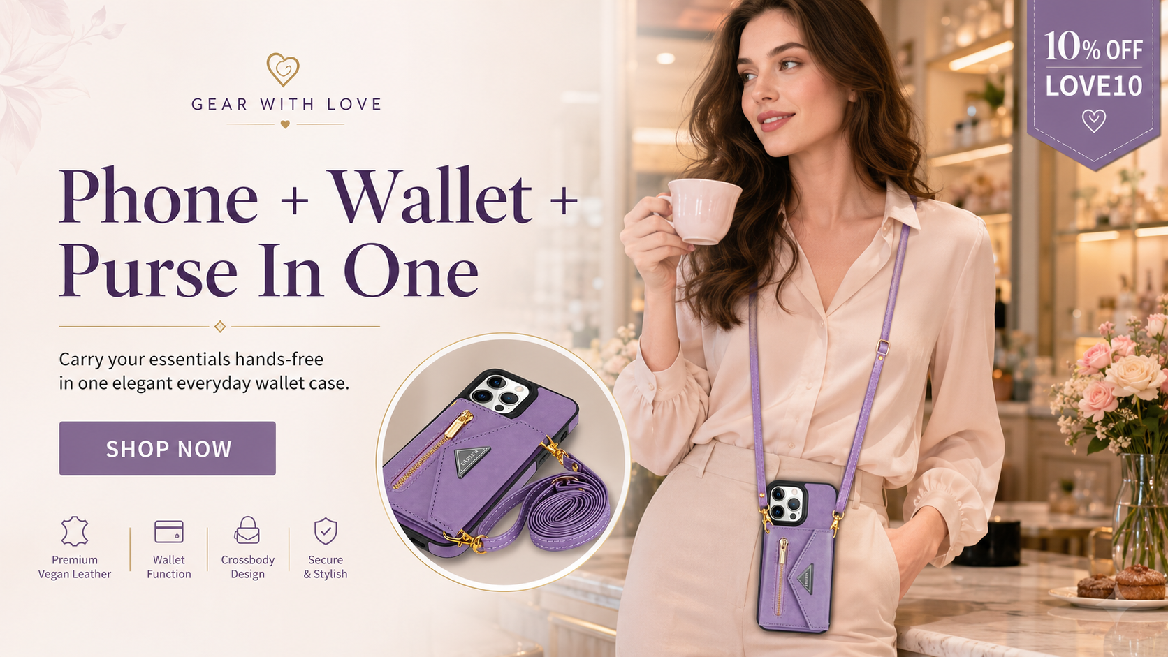 Gear With Love phone case lifestyle collection