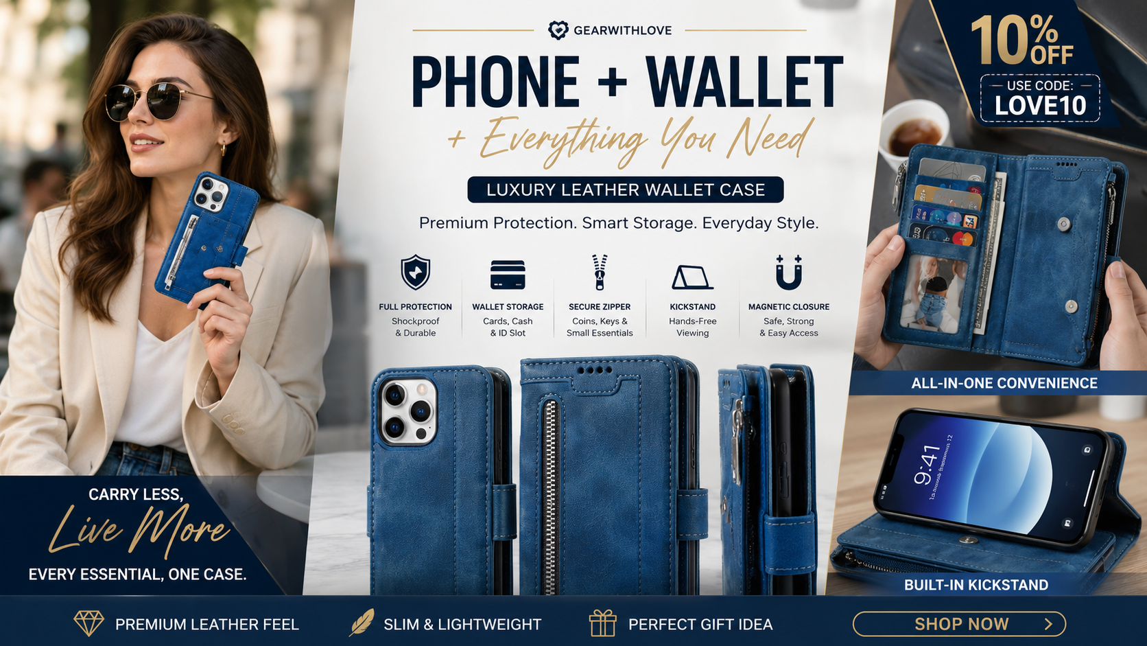 Gear With Love lifestyle phone case collection banner