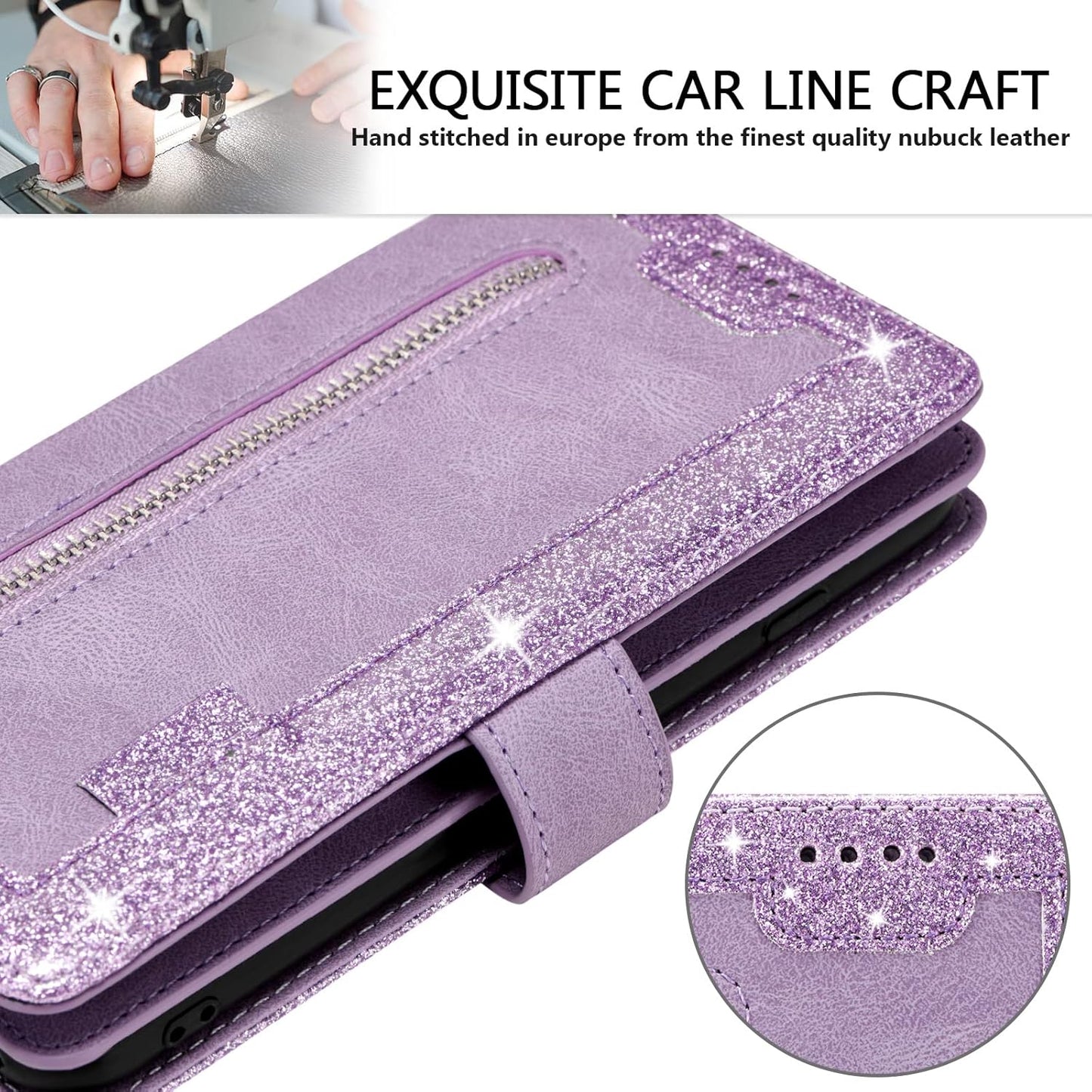 GearWithLove™ Luxury Zipper Wallet Phone Case for iPhone