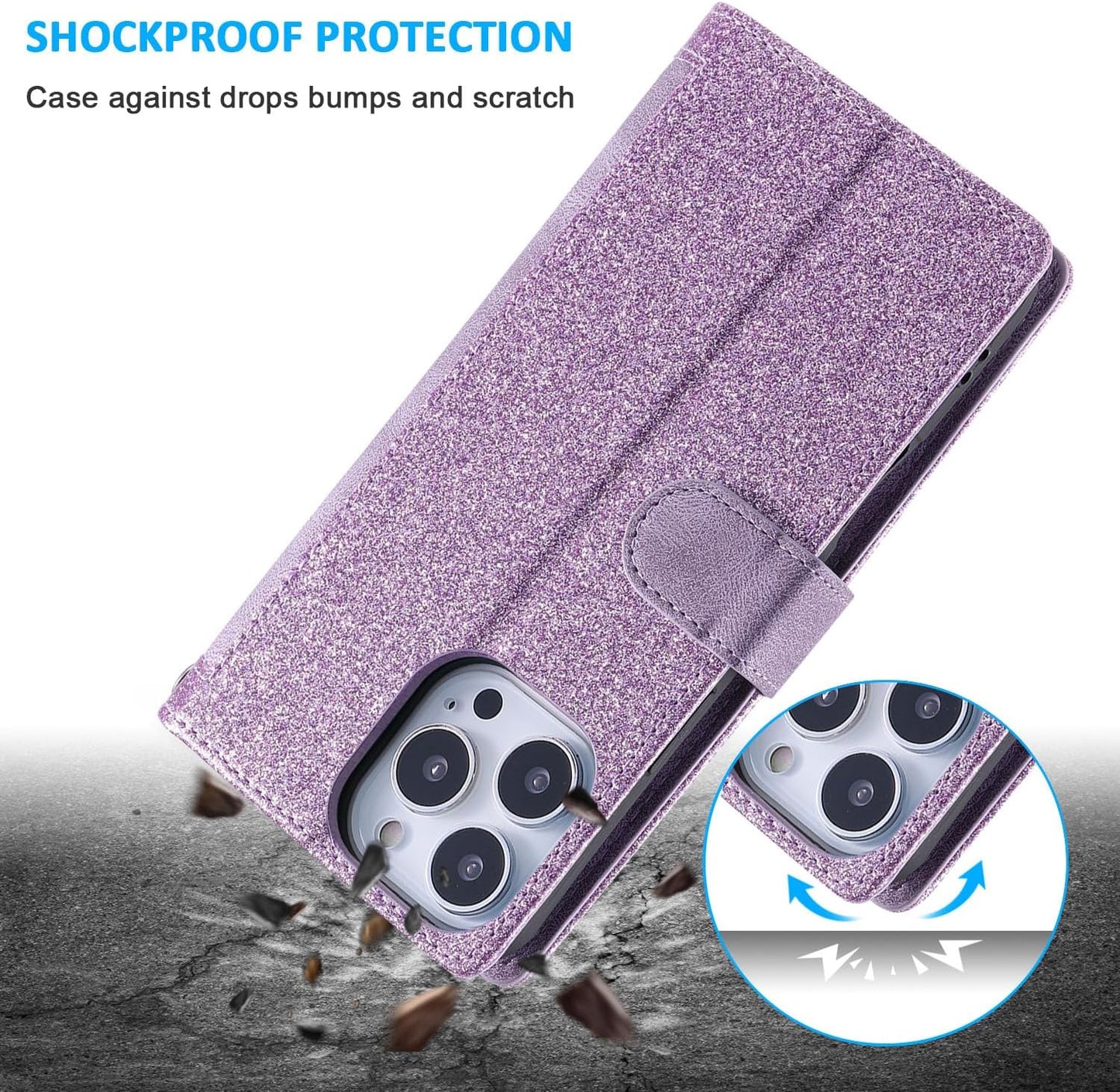 GearWithLove™ Luxury Zipper Wallet Phone Case for iPhone