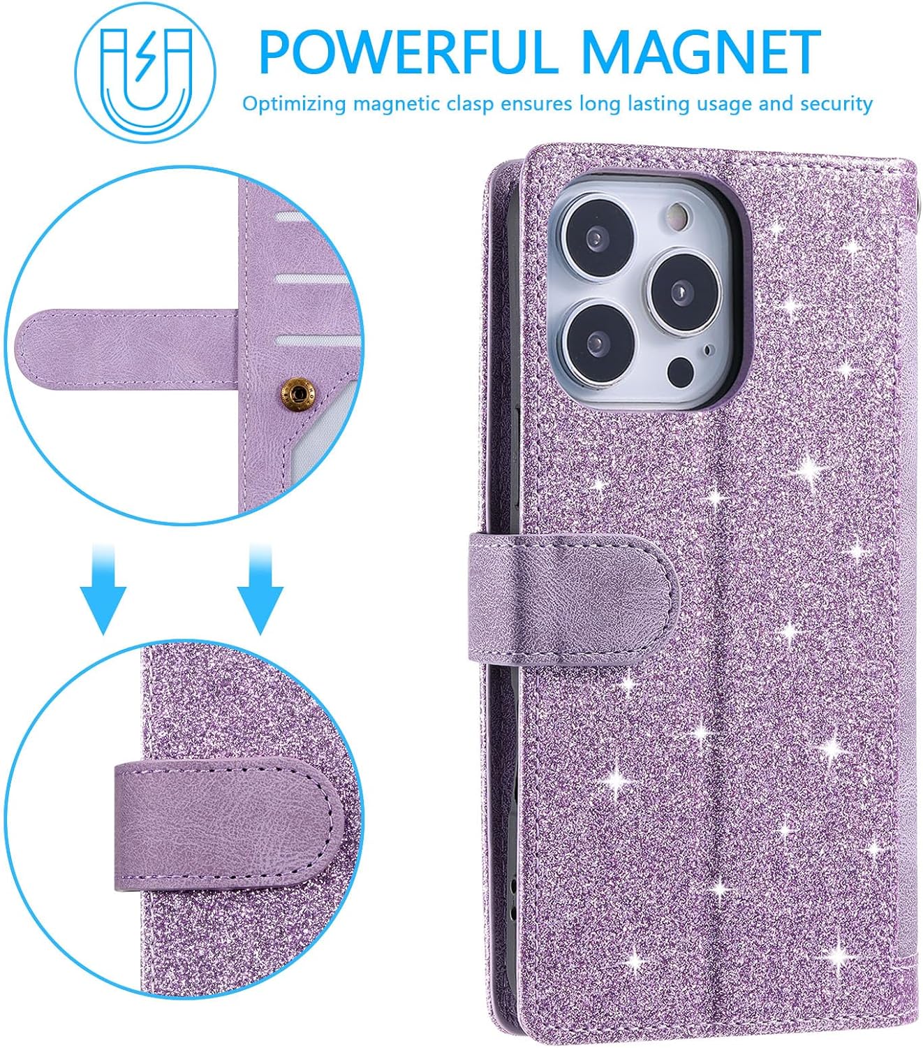 GearWithLove™ Luxury Zipper Wallet Phone Case for iPhone