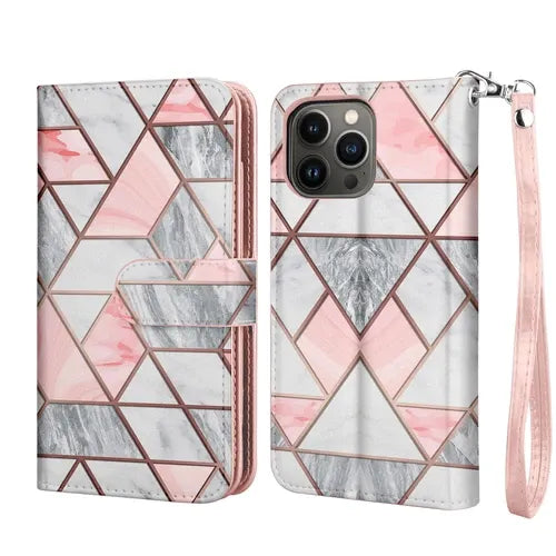 Luxury Leather Wallet iPhone Case Cover