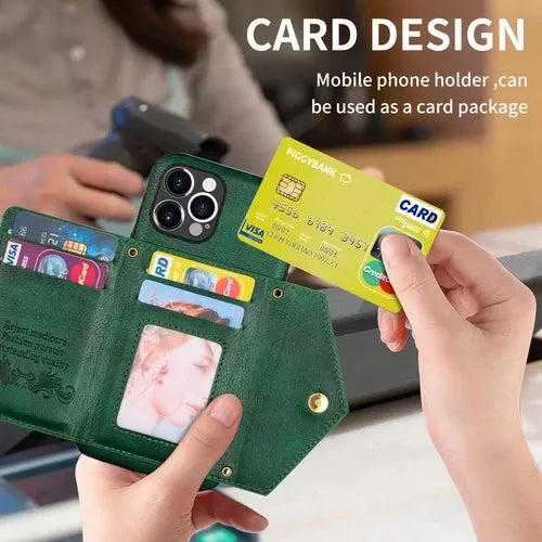 GearWithLove™ Luxury Crossbody Wallet Phone Case for iPhone