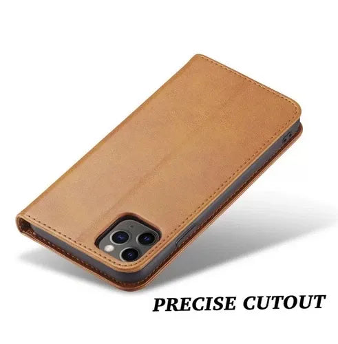 GearWithLove™ Luxury Classic Magnetic Flip Wallet Case for iPhone