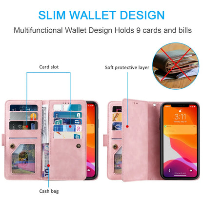 GearWithLove™ Luxury Zipper Wallet Phone Case for iPhone