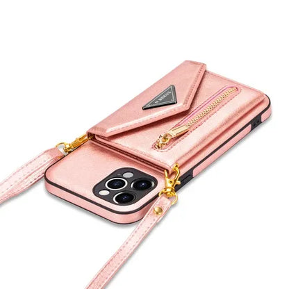 GearWithLove™ Luxury Crossbody Wallet Phone Case for iPhone