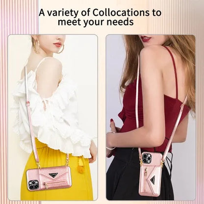 GearWithLove™ Luxury Crossbody Wallet Phone Case for iPhone