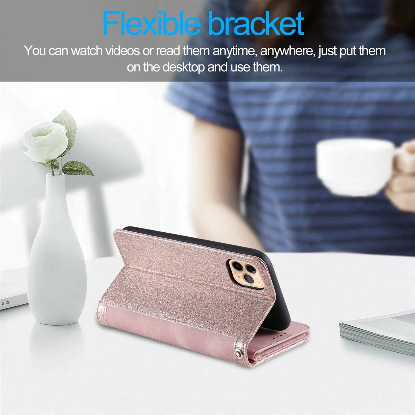 GearWithLove™ Luxury Zipper Wallet Phone Case for iPhone