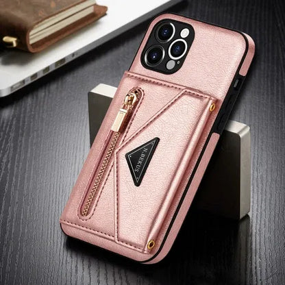 GearWithLove™ Luxury Crossbody Wallet Phone Case for iPhone