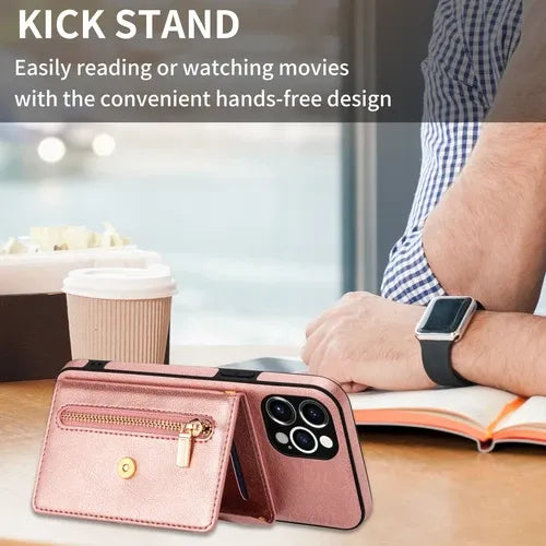 GearWithLove™ Luxury Crossbody Wallet Phone Case for iPhone