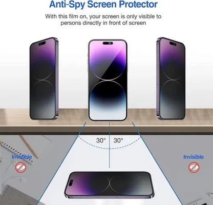 GearWithLove™ 3-Pack Privacy Tempered Glass Screen Protector for iPhone.