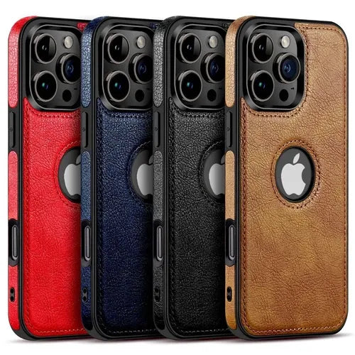 Slim Luxury Leather Case Cover for iPhone