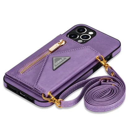 GearWithLove™ Luxury Crossbody Wallet Phone Case for iPhone