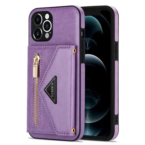 GearWithLove™ Luxury Crossbody Wallet Phone Case for iPhone