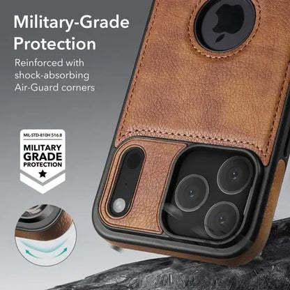 Slim Luxury Leather Case Cover for iPhone