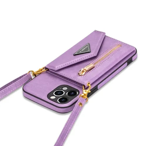 GearWithLove™ Luxury Crossbody Wallet Phone Case for iPhone