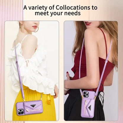 GearWithLove™ Luxury Crossbody Wallet Phone Case for iPhone