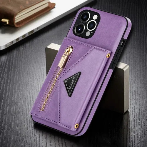GearWithLove™ Luxury Crossbody Wallet Phone Case for iPhone