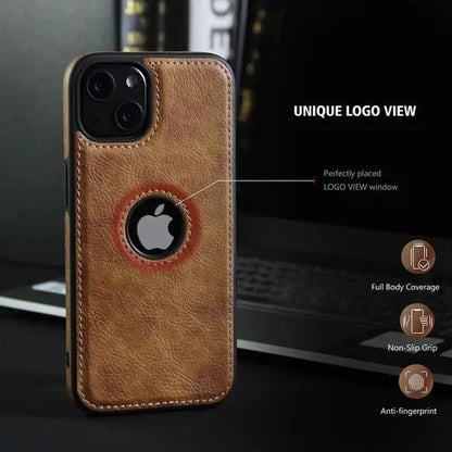 Slim Luxury Leather Case Cover for iPhone