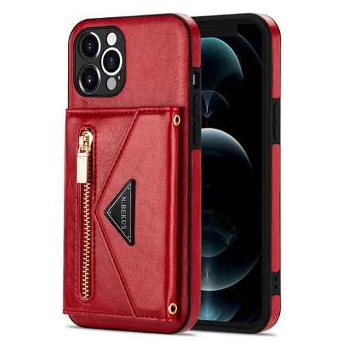 GearWithLove™ Luxury Crossbody Wallet Phone Case for iPhone