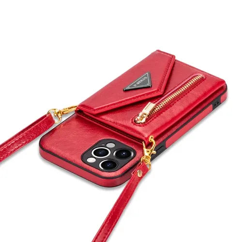 GearWithLove™ Luxury Crossbody Wallet Phone Case for iPhone