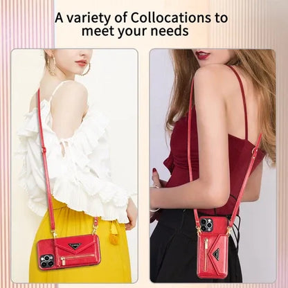 GearWithLove™ Luxury Crossbody Wallet Phone Case for iPhone