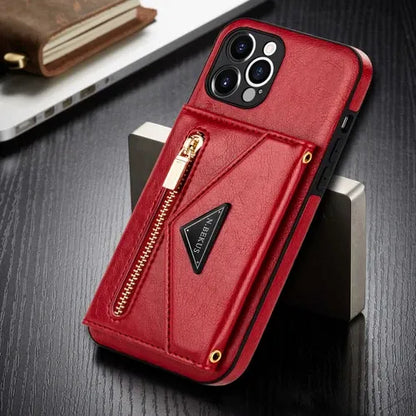 GearWithLove™ Luxury Crossbody Wallet Phone Case for iPhone