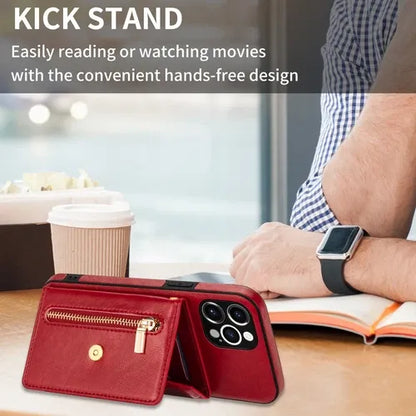 GearWithLove™ Luxury Crossbody Wallet Phone Case for iPhone