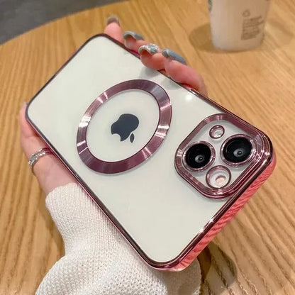 GearWithLove™ Luxury Clear MagSafe Camera Lens Case for iPhone