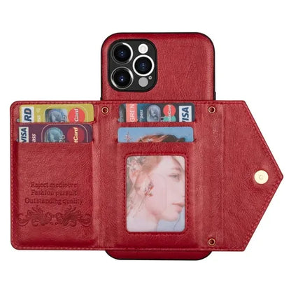 GearWithLove™ Luxury Crossbody Wallet Phone Case for iPhone